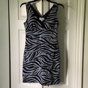 Zebra print dress Size M